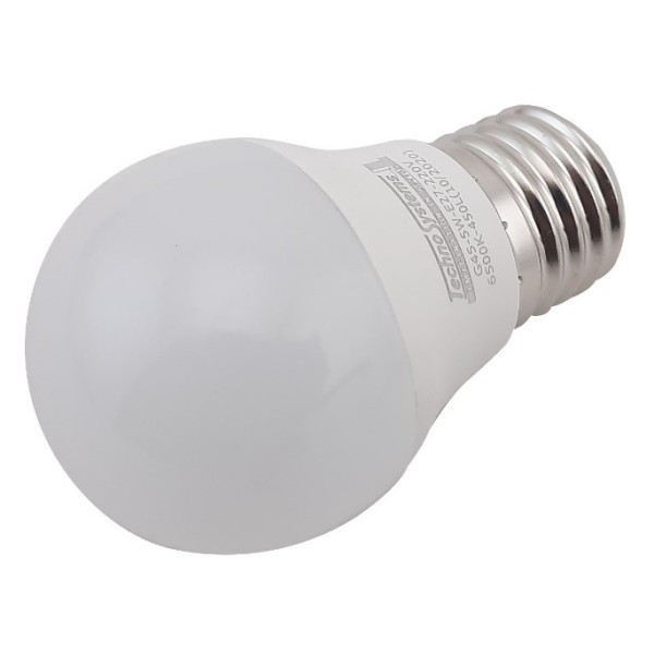 Светодиодная лампа TNSy LED Bulb-G45-5W-E27-220V-6500K-530L GOLDEN (TNSy5000245) - фото №1