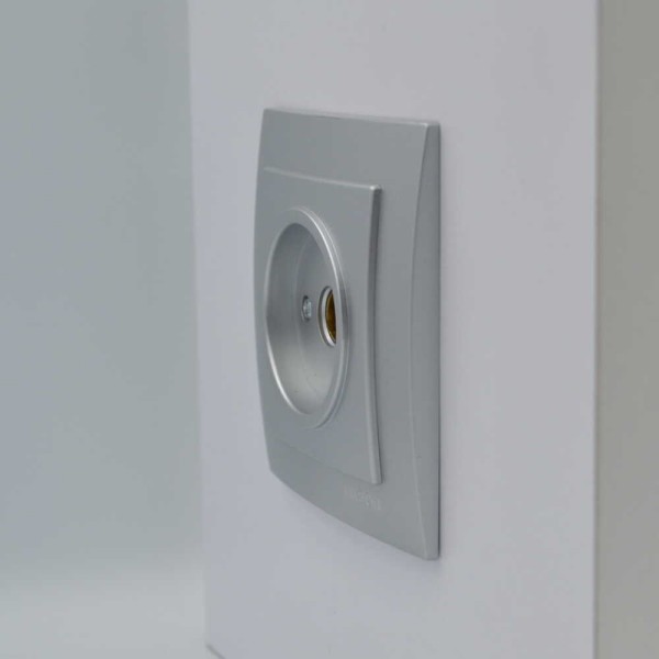 Розетка Nilson Touran серебро TV ( 24131029 ) - фото №2