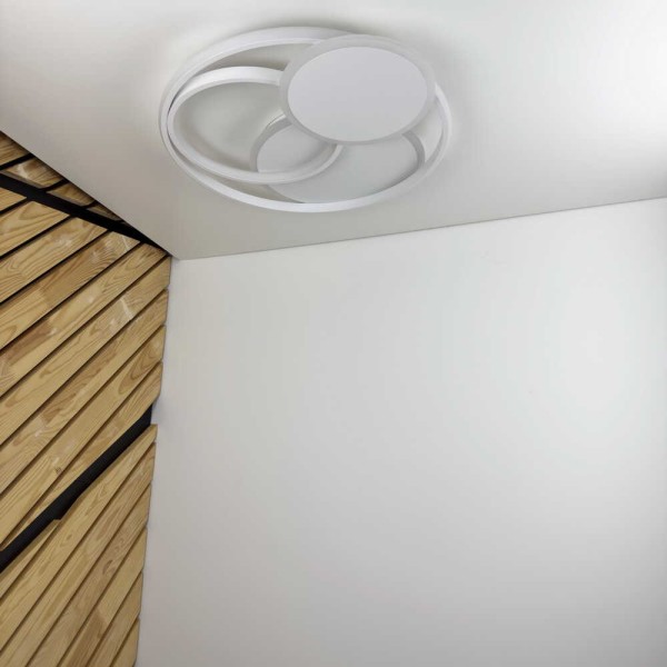 Світильник LED smart SPINER+пульт 100W білий круг Violux ( 220525 )