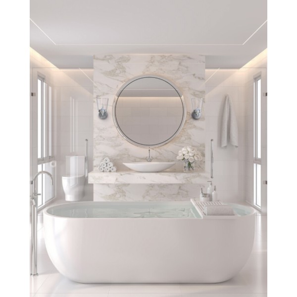 Бра для ванной, светильник Nowodvorski 9353 Bali E14 1x10W IP44 хром - фото №1