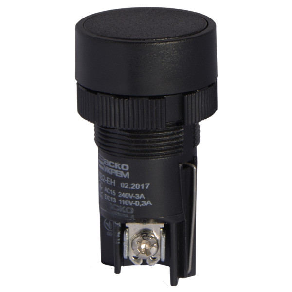 Кнопка «Старт» Аско-Укрем XB2-EH121 NO з фіксацією чорна (A0140010038) - фото №2