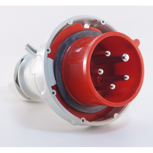 Трехфазный штекер на кабель WALTHER WL219 (3P+N+E) 16А 380V IP67 - фото №1