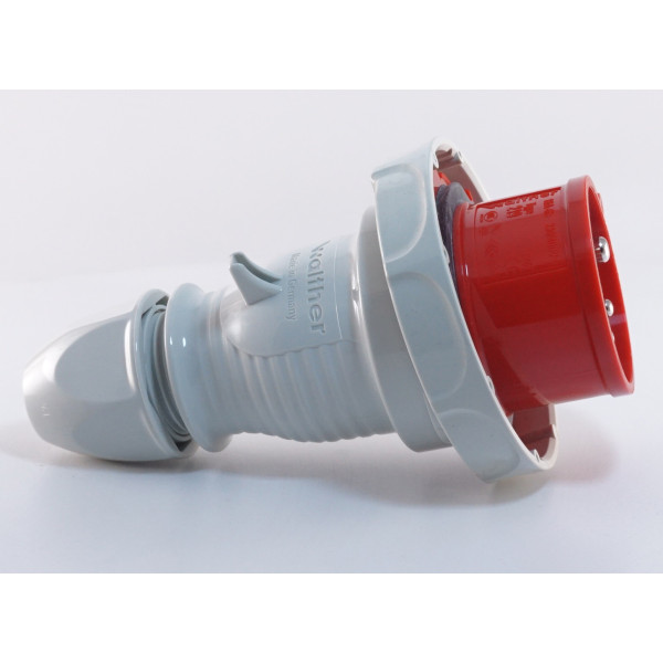 Трехфазный штекер на кабель WALTHER WL219 (3P+N+E) 16А 380V IP67 - фото №2