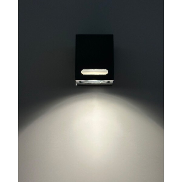 Вуличний світильник Nowodvorski 9123 Assos GU10 1x10W IP54 чорний - фото №1