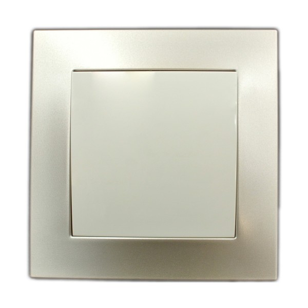 Рамка ELBI VEGA Silverline титан 1-на (510-011400-271) - фото №4