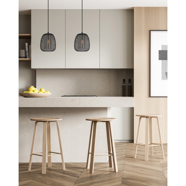 Подвесной светильник, люстра Italux PND-28612-BK-SG Amiria E27 1x40W IP20 дымчатый - фото №2