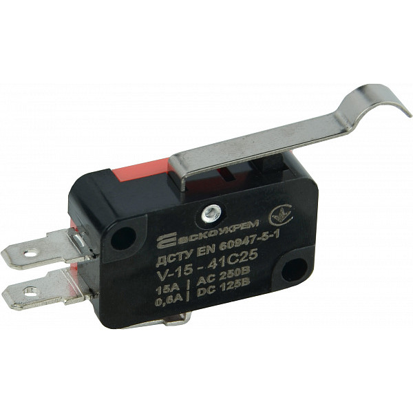 Конечный мини-выключатель Аско-Укрем V-15-41C25 (A0050040024) - фото №1