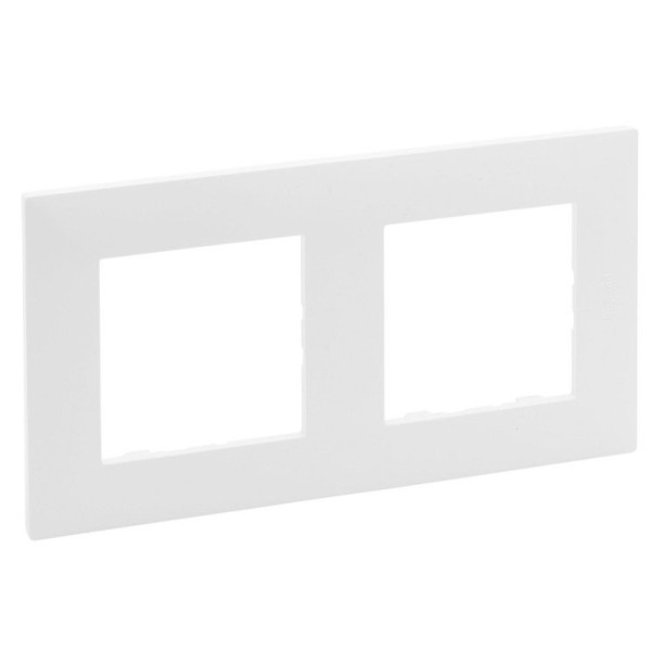 Рамка 2-постовая Legrand Niloe Step белый (863192)