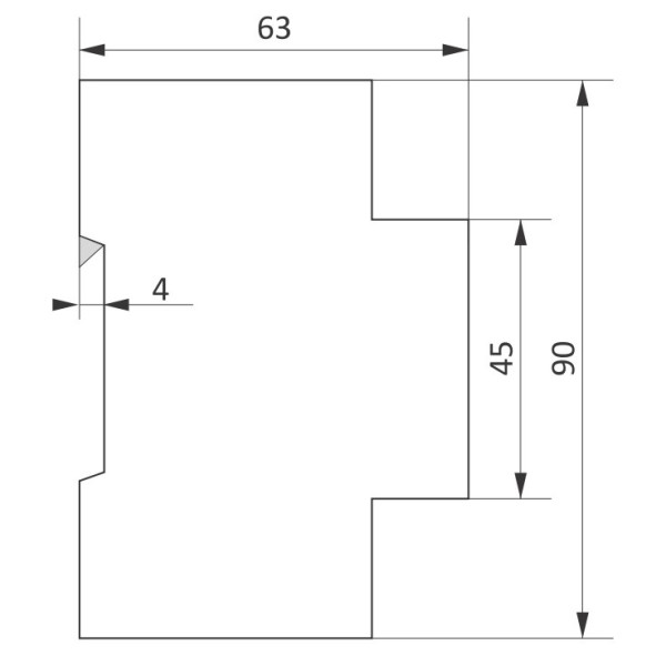 Лічильник енергоспоживання F&F LE-01 230В 100А - фото №5