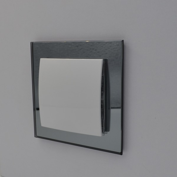 Рамка Nilson Alegra стекло черное 1-я ( 25BL0091 ) - фото №1