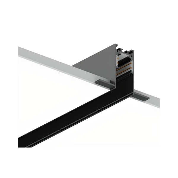 Магнітний шинопровід врізний Alumled ALMG-TRV 2M BK