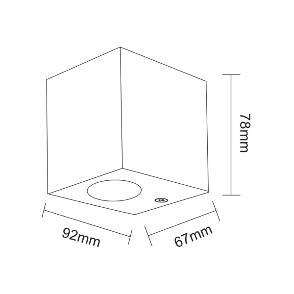 Вуличний світильник Goldlux 304568 BOSTON GU10 10W IP44 - фото №3