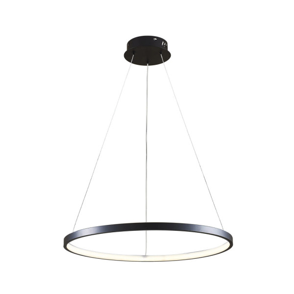 Подвесной светильник, люстра Goldlux 329158 Lea 1 Led 1x20W 4000K 2600Lm IP20 Черный - фото №3