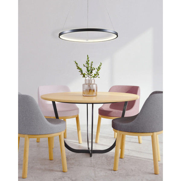 Подвесной светильник, люстра Goldlux 329158 Lea 1 Led 1x20W 4000K 2600Lm IP20 Черный - фото №4