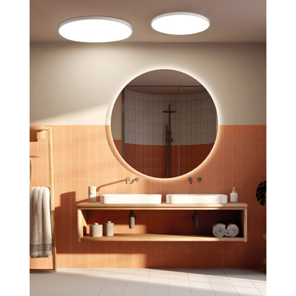 Потолочный светильник Nowodvorski 10981 Agnes Round LED Pro 1x64W 3000K 5800Lm IP44 белый - фото №2