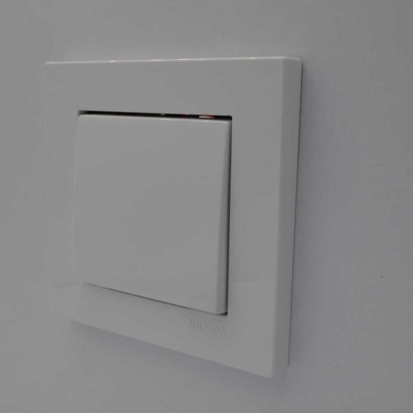 Вимикач Nilson Moda білий 1кл ( 21112001 ) - фото №3