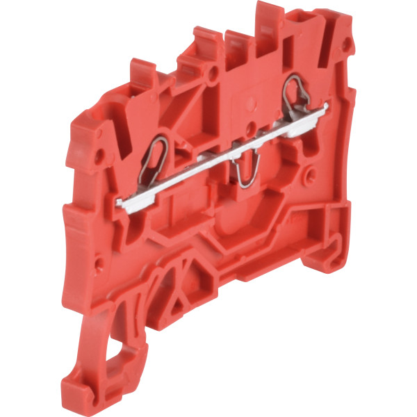 Двопровідна прохідна клема Wago 2000-1203 Topjob S (червона)