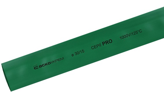 Термозбіжна трубка Аско-Укрем PRO Ø 30,0/15,0 зелена (A0150040584)