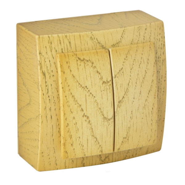 Вимикач Nilson Themis клен 2кл ( 26281003 )