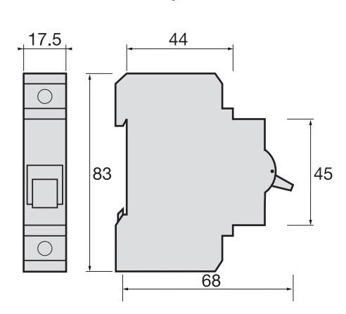 Автоматический выключатель NDN350 (3p,D,50А) Hager - фото №1