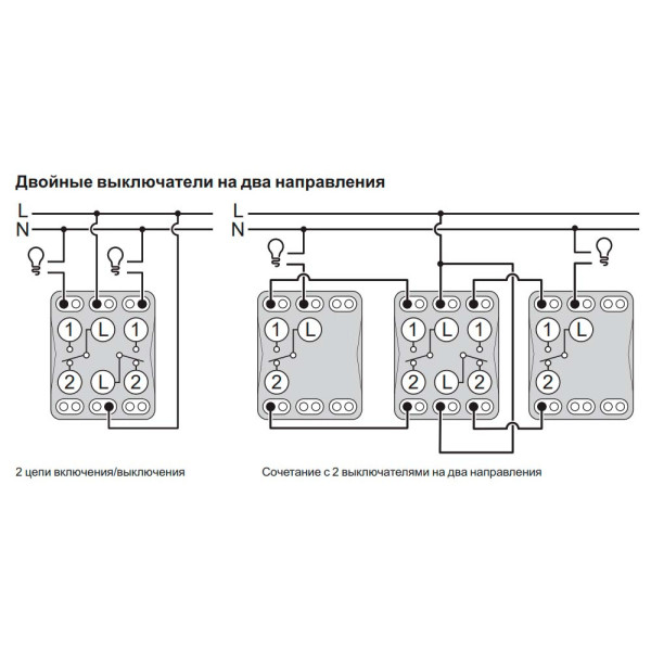 Проходной 2-клавишный переключатель Schneider Electric MUR35019 (сх.6+6) IP55 (черный) - фото №3