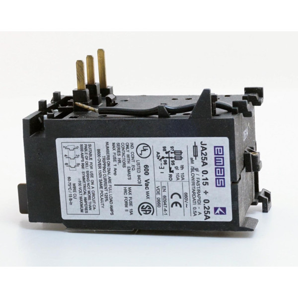 Реле термическое EMAS JA25A 0.15-0.25А - фото №5