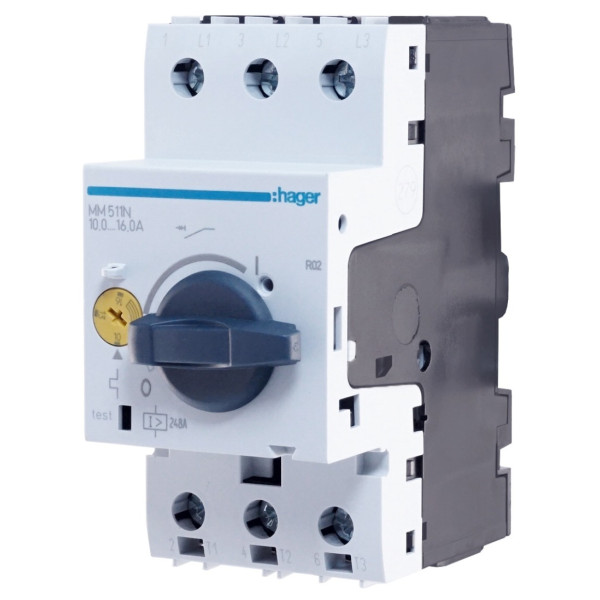 Автомат защиты электродвигателя 10,0-16,0 А, 2,5м Hager