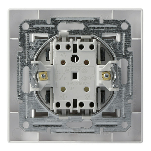 Выключатель для жалюзи белый Asfora, EPH1300121 - фото №3