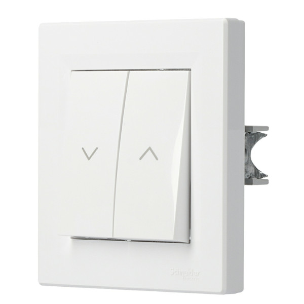 Выключатель для жалюзи белый Asfora, EPH1300121 - фото №5