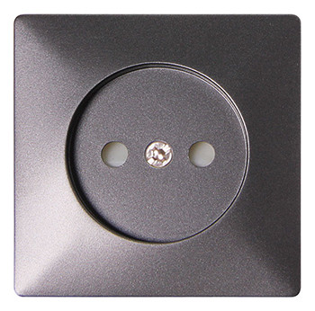 Панель розетки E.Next e.lux.12211L.pn.anthracite антрацит (ins0040036)