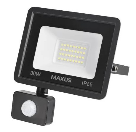 Прожектор Maxus FL-04 30Вт 5000K sensor (1-MFL-04-3050s)