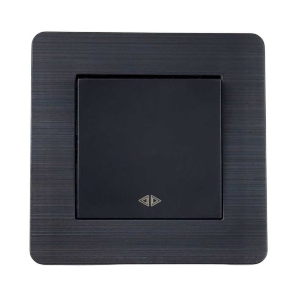 Вимикач Nilson Selene антрацит 1кл проміжний ( 23362510 )