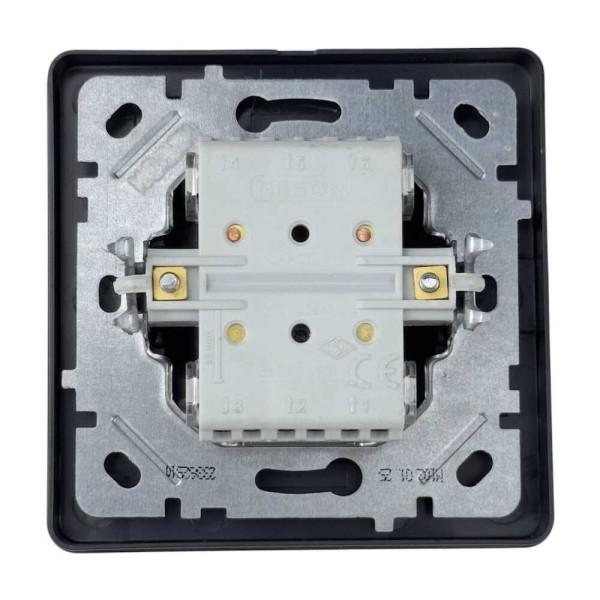 Вимикач Nilson Selene антрацит 1кл проміжний ( 23362510 ) - фото №1