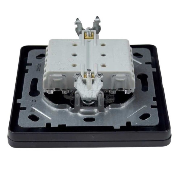 Вимикач Nilson Selene антрацит 1кл проміжний ( 23362510 ) - фото №3