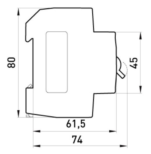 Модульный автоматический выключатель E.NEXT e.mcb.stand.45.1.C2 - фото №2