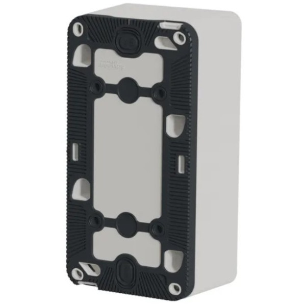 Накладний вертикальний блок підрозетників Schneider Electric MUR39912 IP55 (білий) - фото №2