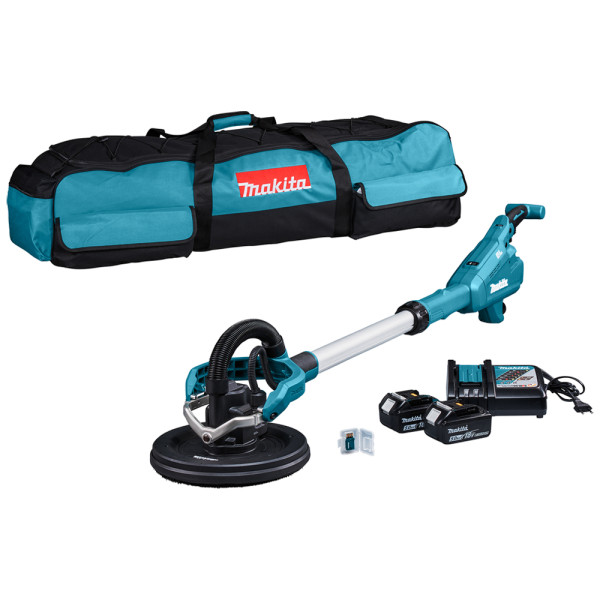 Аккумуляторная шлифмашина Makita DSL801RTEU LXT 18В - фото №4