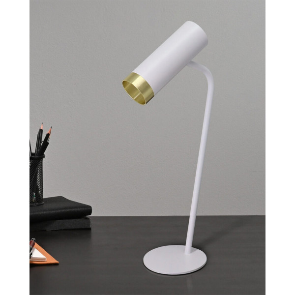 Настольная лампа Goldlux 326553 Fado GU10 1x10W IP20 белая - фото №1