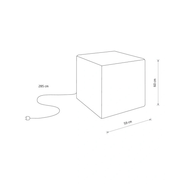 Уличный светильник Nowodvorski 38965 Cumulus Cube L E27 1x25W IP44 белый - фото №3
