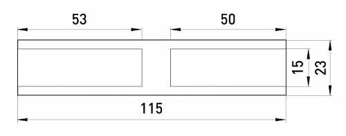 Алюмінієва гільза E.Next e.tube.stand.gl.120 з'єднувальна (s4042006) - фото №1