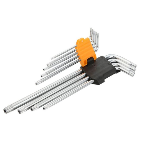 Комплект удлиненных ключей Tolsen (20057) Torx Т10-Т50 (9шт) - фото №3