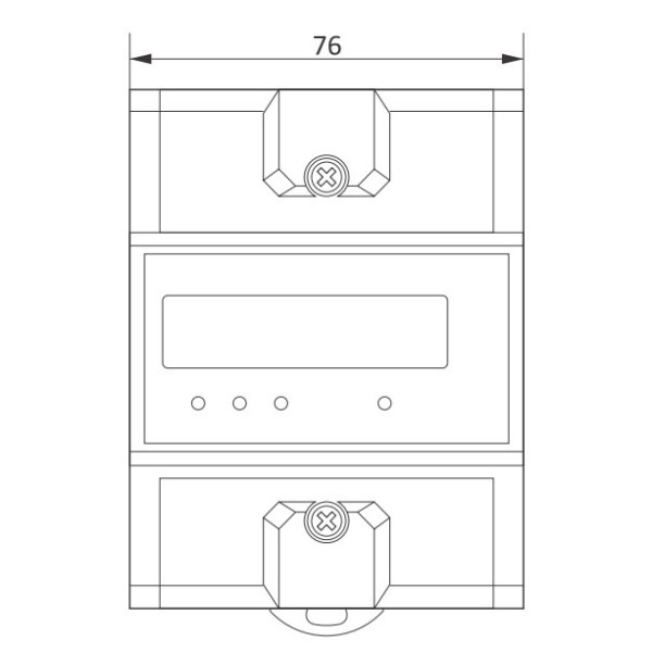 Трифазний лічильник енергоспоживання F&F LE-02D-CT 3х230/400В 3х5А - фото №6