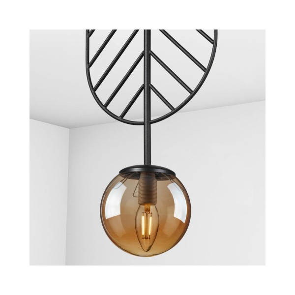 Подвесной светильник, люстра Imperium Light 314125.05.69 November E14 1x40W IP20 Черный - фото №1