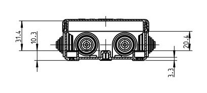 Наружная разветвительная коробка Spelsberg HP 90 (sp32599001) IP55 - фото №9