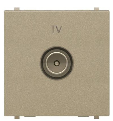 TV розетка ABB Zenit N2250.7 CV 2М (шампань)