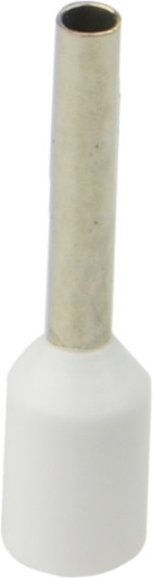 Наконечник Аско-Укрем НТ 0,5-10 изолированный белый 100шт (A0060010014) - фото №1
