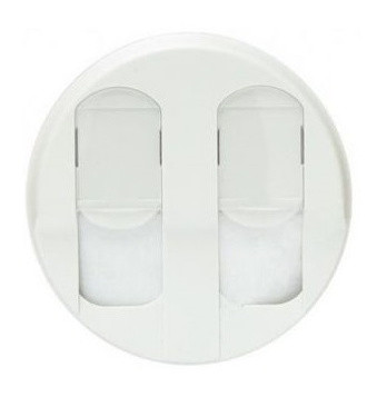 Панель розетки 2xRJ45 кат.6 (для UTP/FTP/SFTP) Legrand Celiane белая