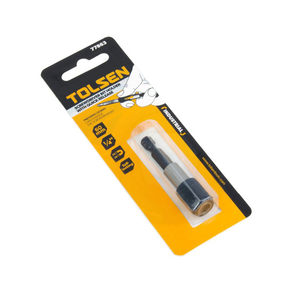 Держатель бит Tolsen (77863) 1/4"х60мм с фиксатором - фото №4