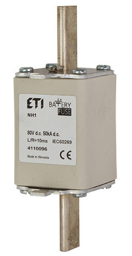 Запобіжник Eti NH-1 Battery 200A 80В DC (4110095)