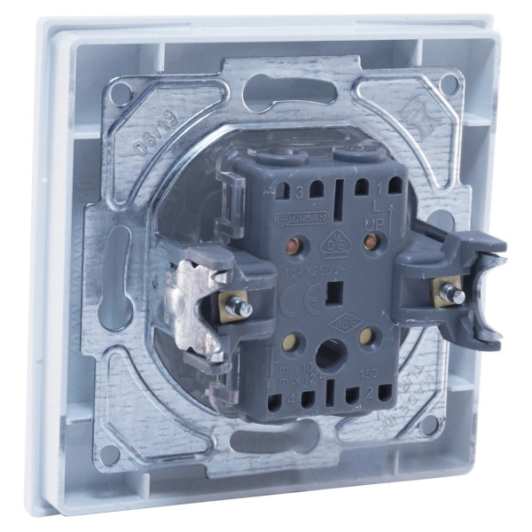 Выключатель 2-клавишный Gunsan Eqona - фото №3